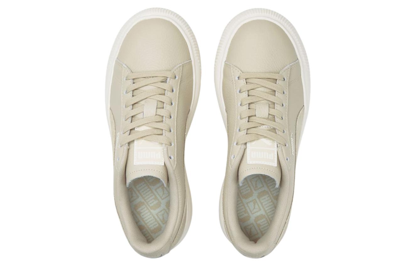 (WMNS) PUMA Suede Mayu Tonal Low Tops Casual Skateboarding Shoes Khaki 384870-02