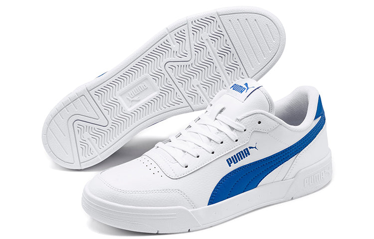 PUMA Caracal SoftFoam Retro Low Top Casual Skate Shoes Unisex White Blue 369863-10