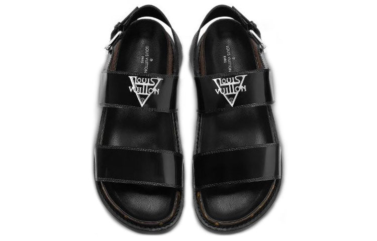 (WMNS) LOUIS VUITTON Crossroads sandals 'Black' 1A678C
