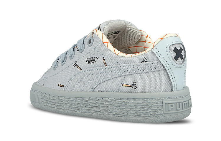 (PS) Tinny Cottons x PUMA Basket Cvs Ps Casual Shoes White 364559-01