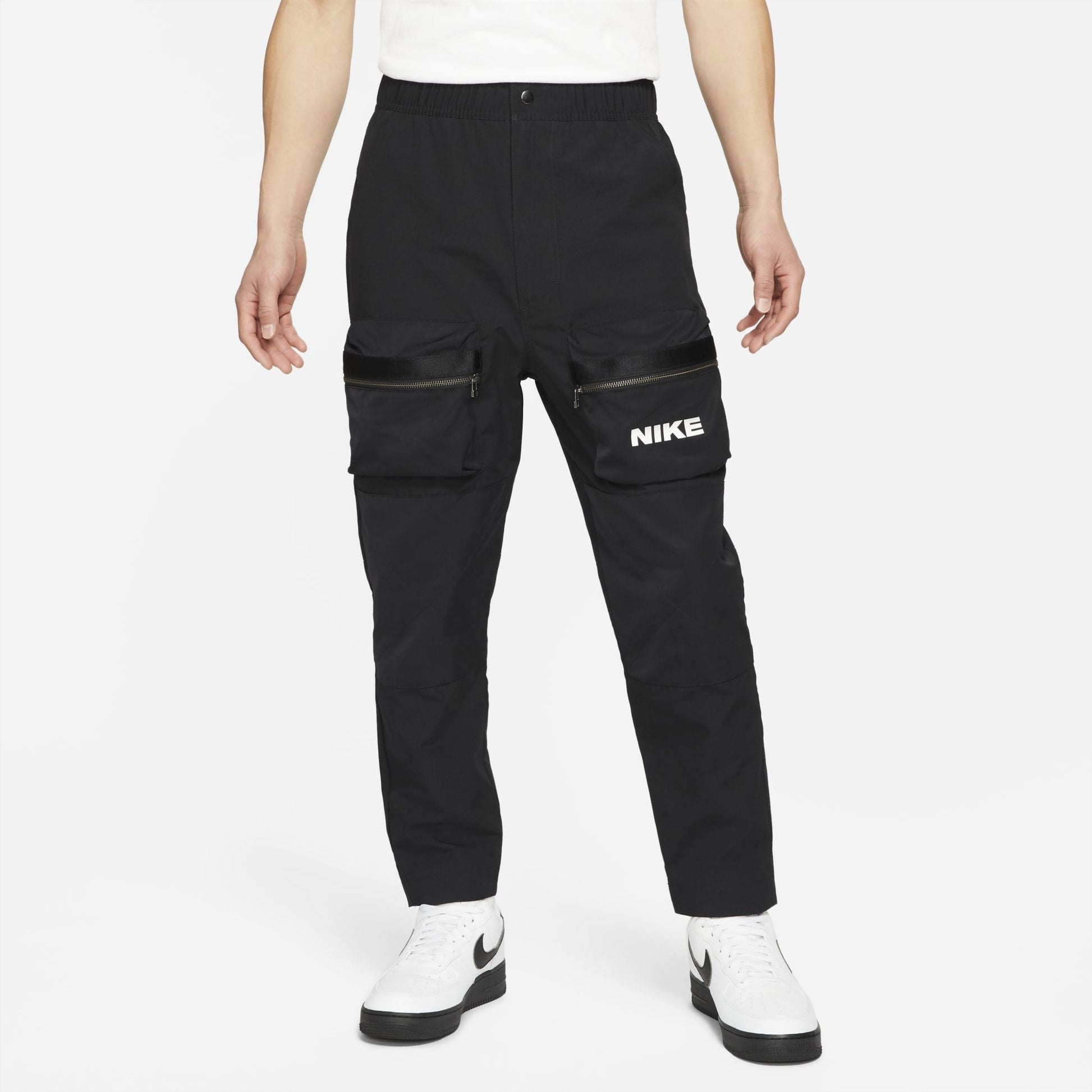 Nike City Made Cargo Logo Casual Sports Long Pants Black DC6958-010