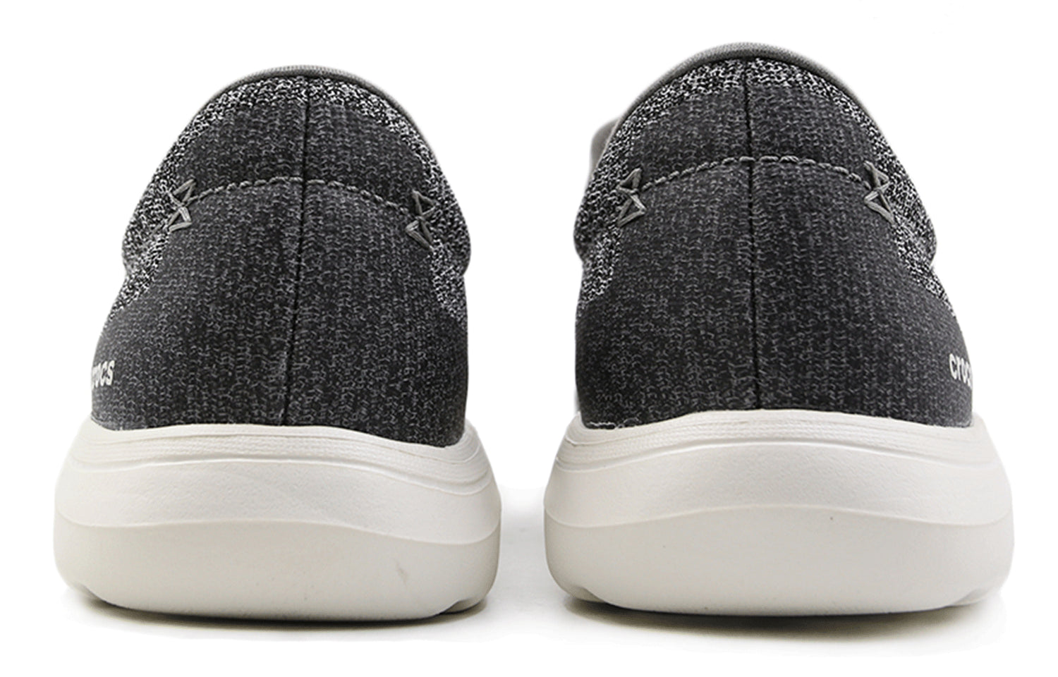 Crocs Kinsale Static Slip-on Shoes 'Grey White' 203977-01R