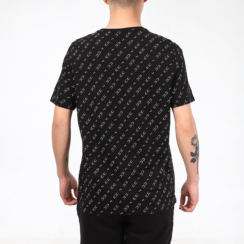 PUMA Elevated Printed T-Shirt 'Black' 532663-01