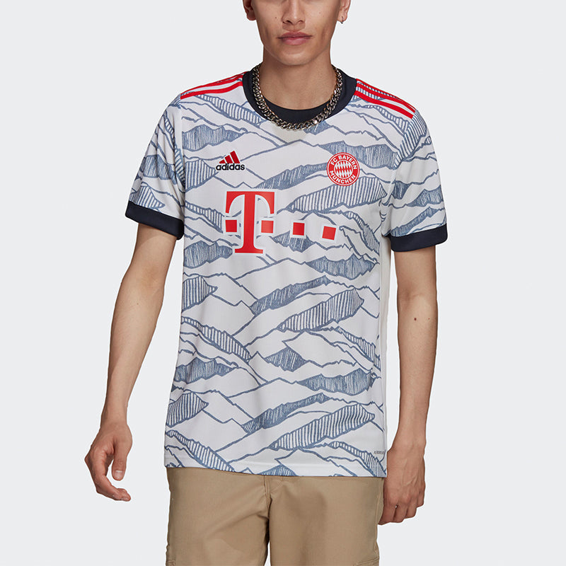 adidas FC Bayern 21/22 Third Jersey 'White' GM5315