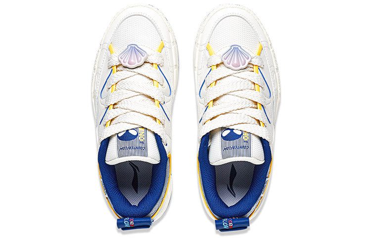 (WMNS) Li-Ning CF Yu 3.0 'White Blue Yellow' AGLT198-1