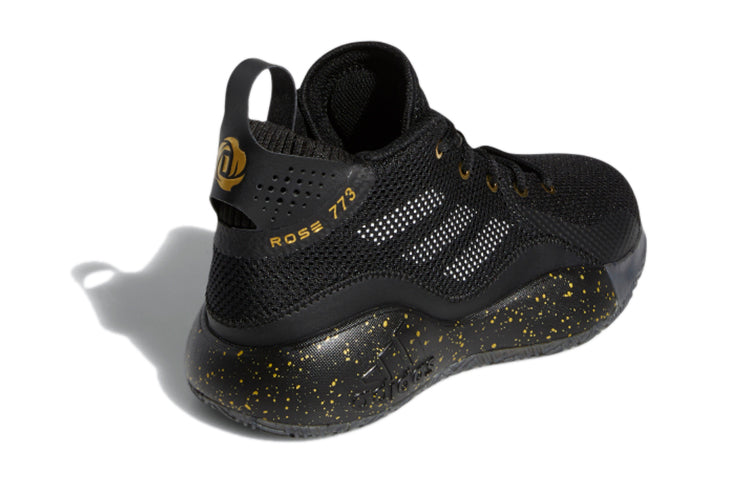 (GS) adidas D Rose 773 2020 'Black Yellow' FW8792