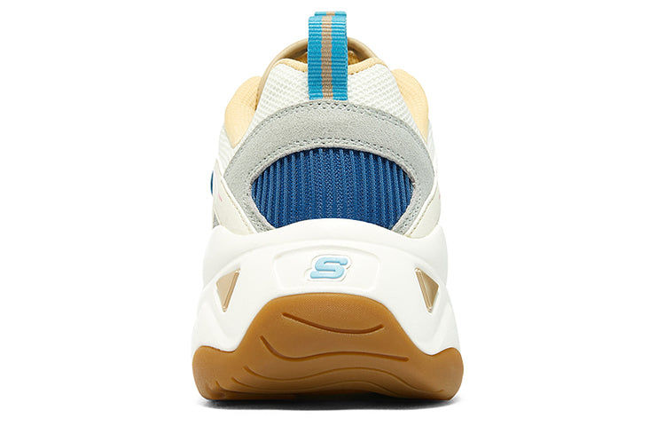 (WMNS) Skechers D'Lites 3.0 'White Blue Yellow' 896029-NTMT