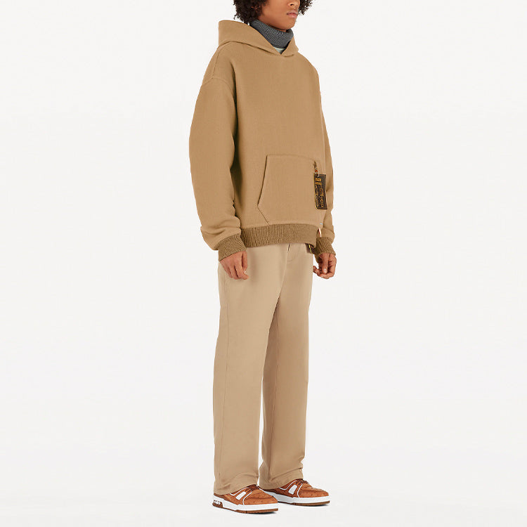 LOUIS VUITTON LV Double-Sided Wool For Men Khaki 1A5DAX
