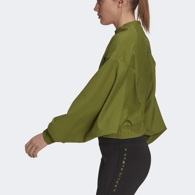 (WMNS) adidas x Karlie Kloss Doll Sleeve Cover Up Jacket Green GQ6056