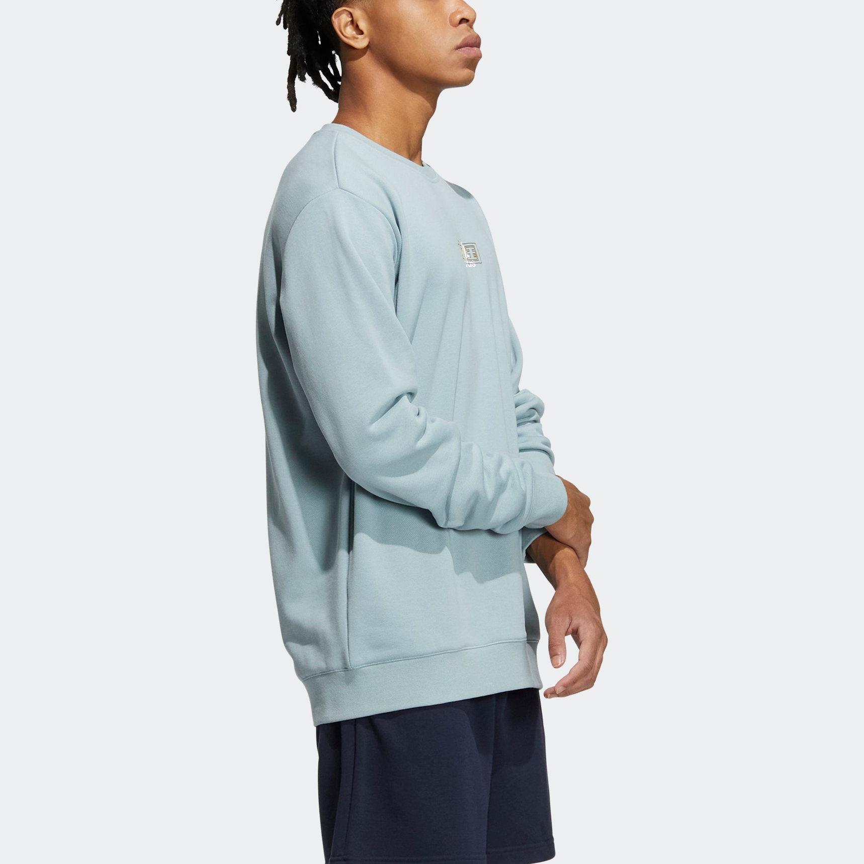 adidas China Printing sweatshirt 'Teal' IB2754