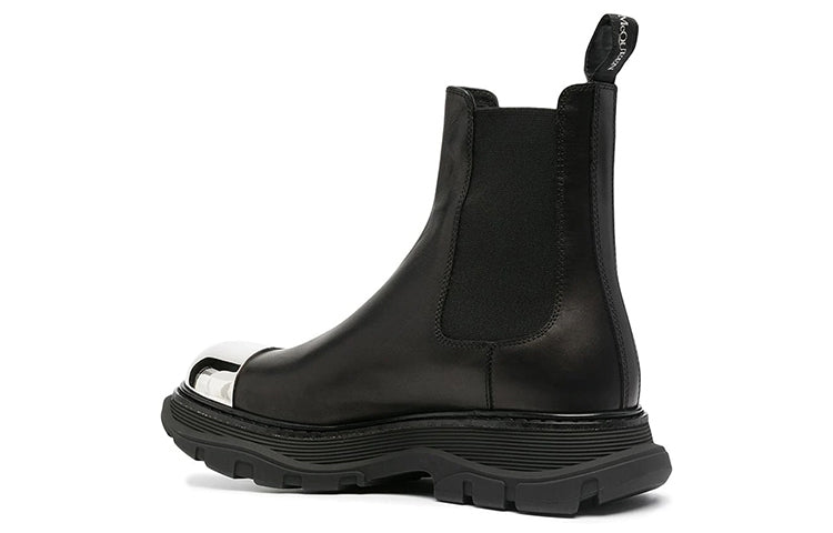 Alexander McQueen Tread Slick Boot 'Black Silver' 634614WHXHF1081