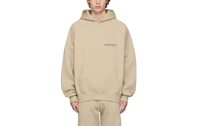 Fear of God Essentials FW21 SSENSE Exclusive Hoodie 'Linen' FOG-FW21-106