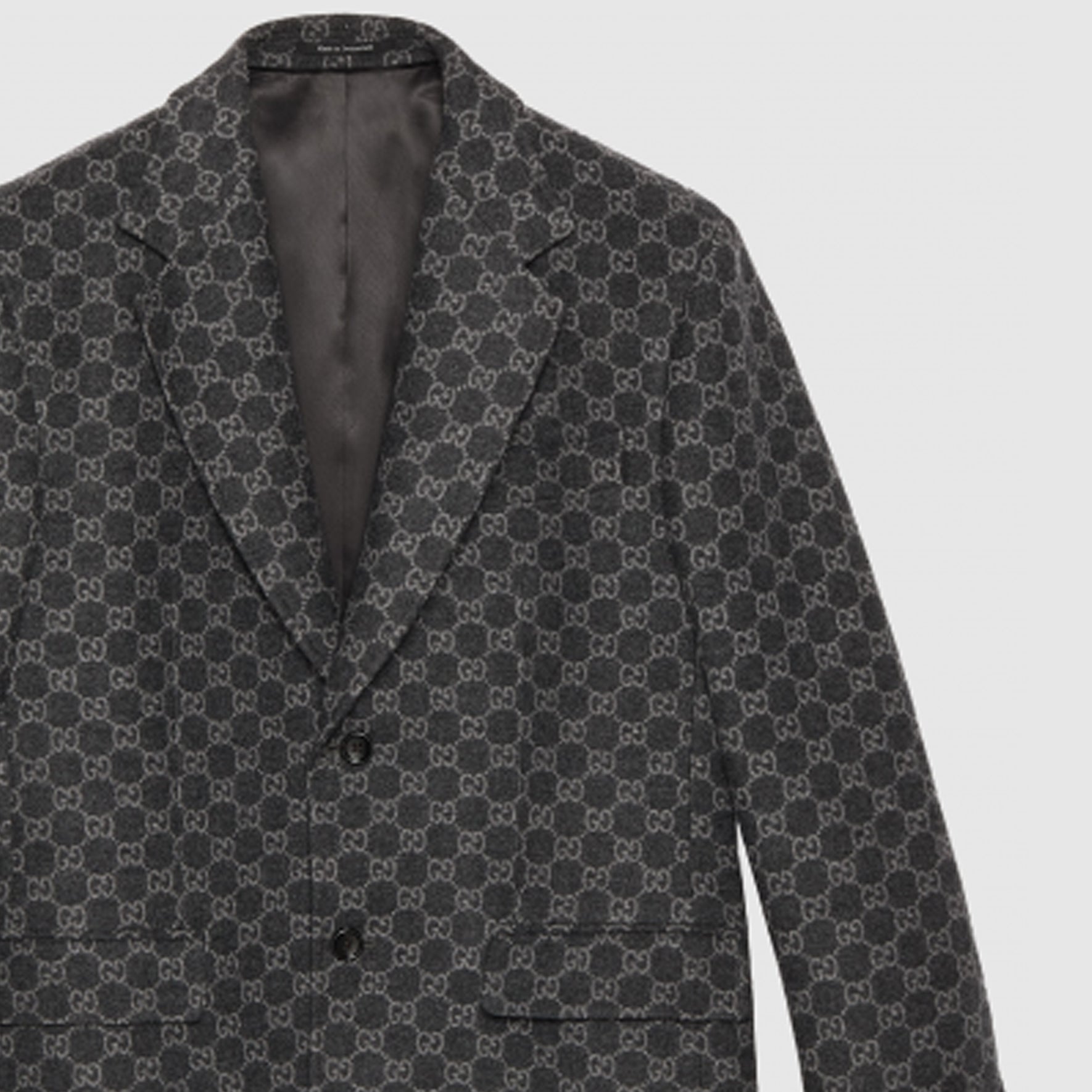 Gucci GG Flannel Jacket 'Black' 770366-ZAOWO-1074