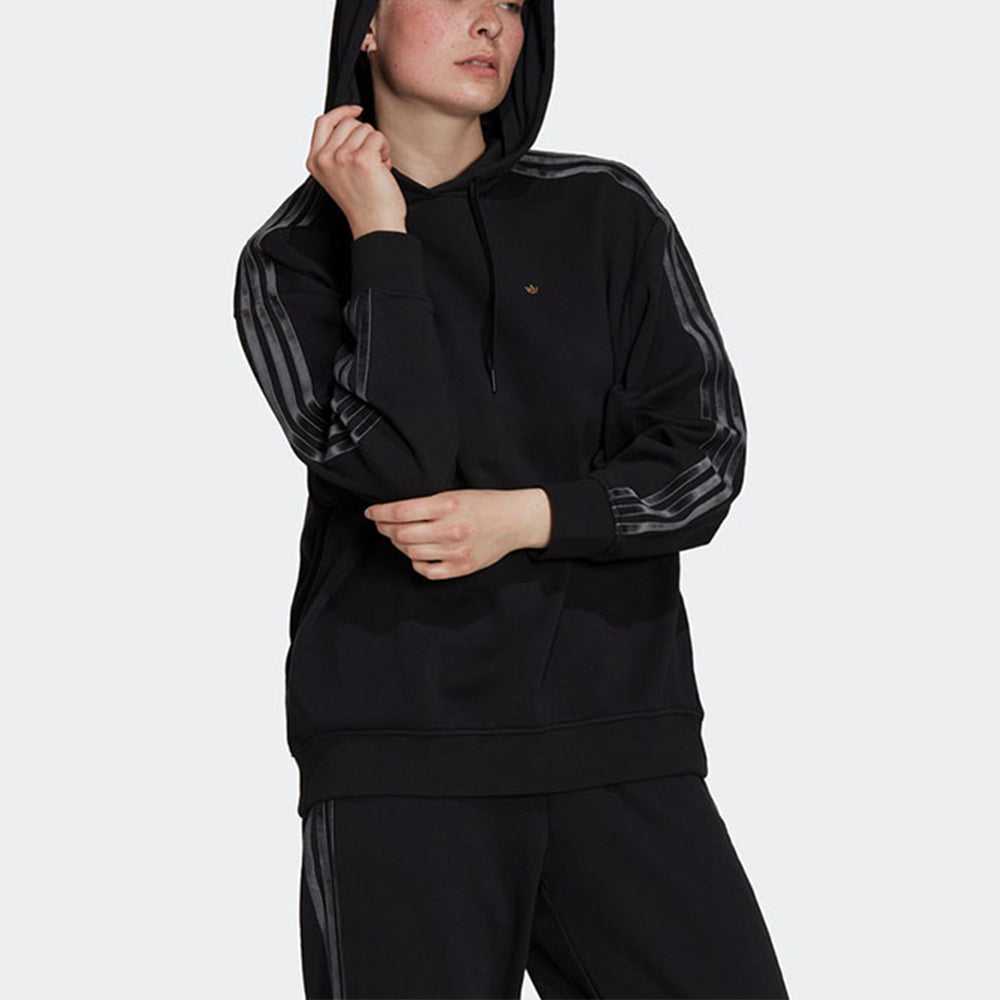 (WMNS) adidas Originals Cotton Sweatshirts 'Black' H18039