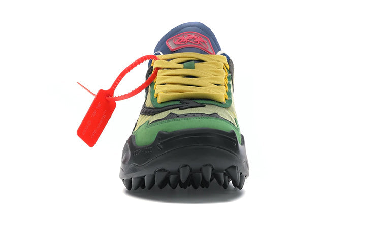 Off-White Odsy-1000 Running Shoes Blue/Green/Yellow OMIA139F198000404210