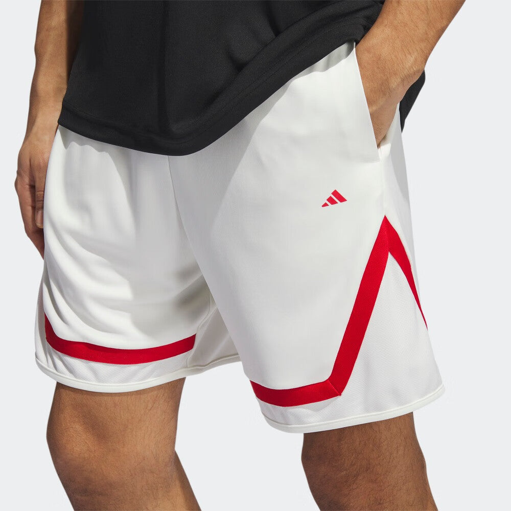 adidas Pro Block Shorts 'White Red' IL2239