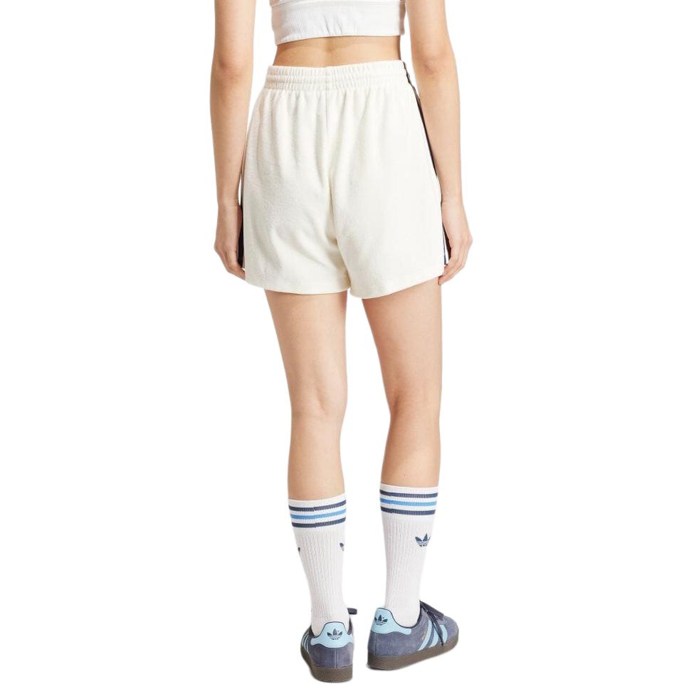 (WMNS) adidas Terry Shorts Asia Sizing 'White Blue' IT9841