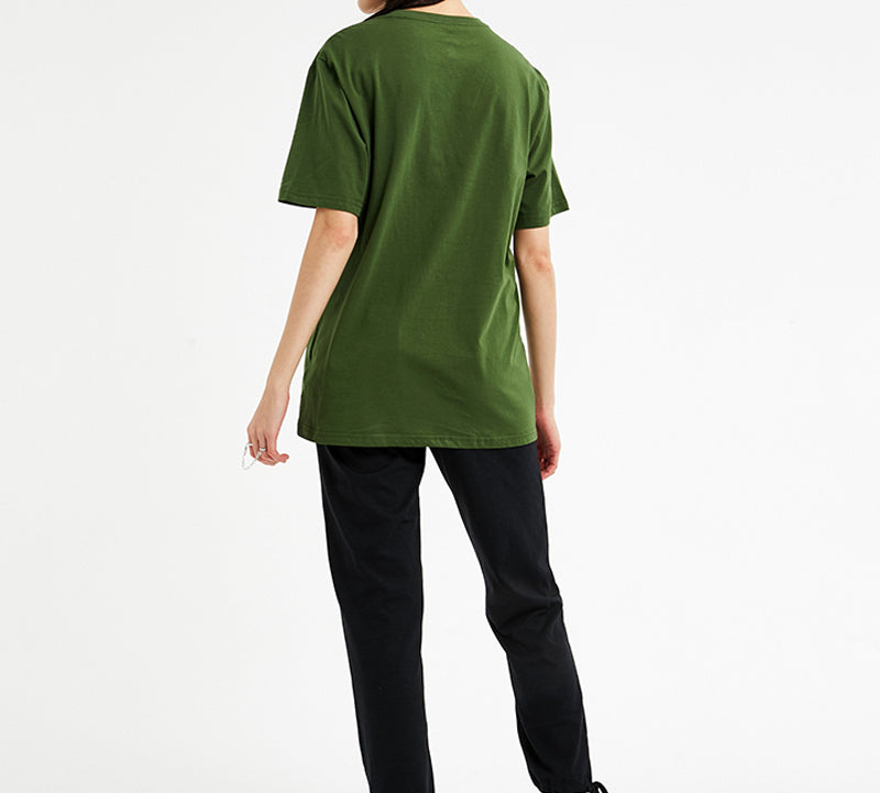 Men's Converse All Star Classic Round Neck Sports Short Sleeve Green 10007887-A34