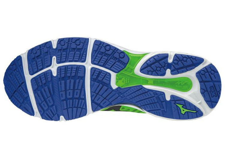 Mizuno Wave Stream Low Tops Wear-resistant Green Blue J1GC181909