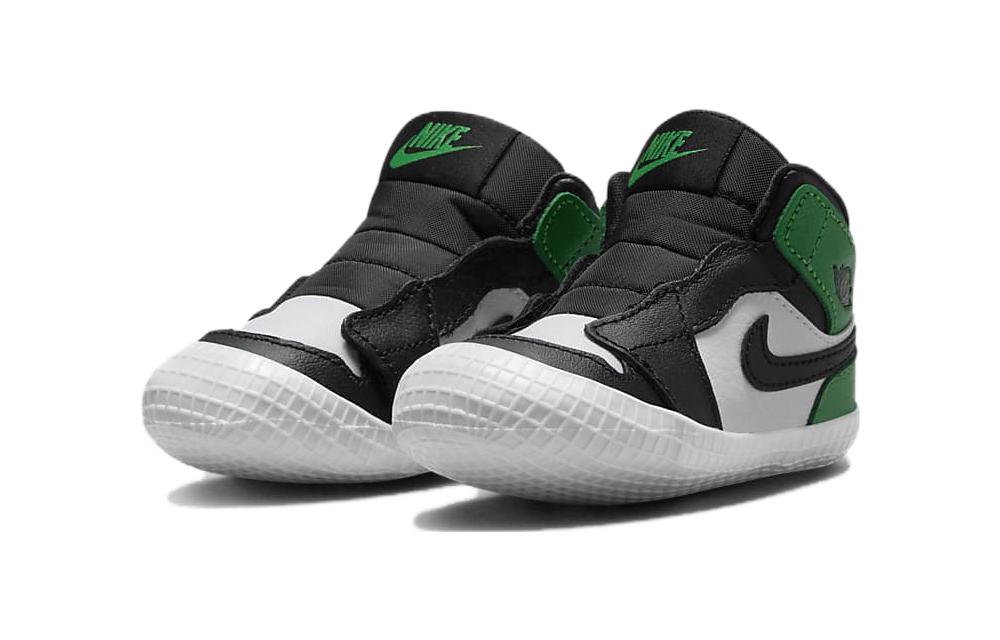 (TD) Air Jordan 1 Mid 'Black Lucky Green' AT3745-031