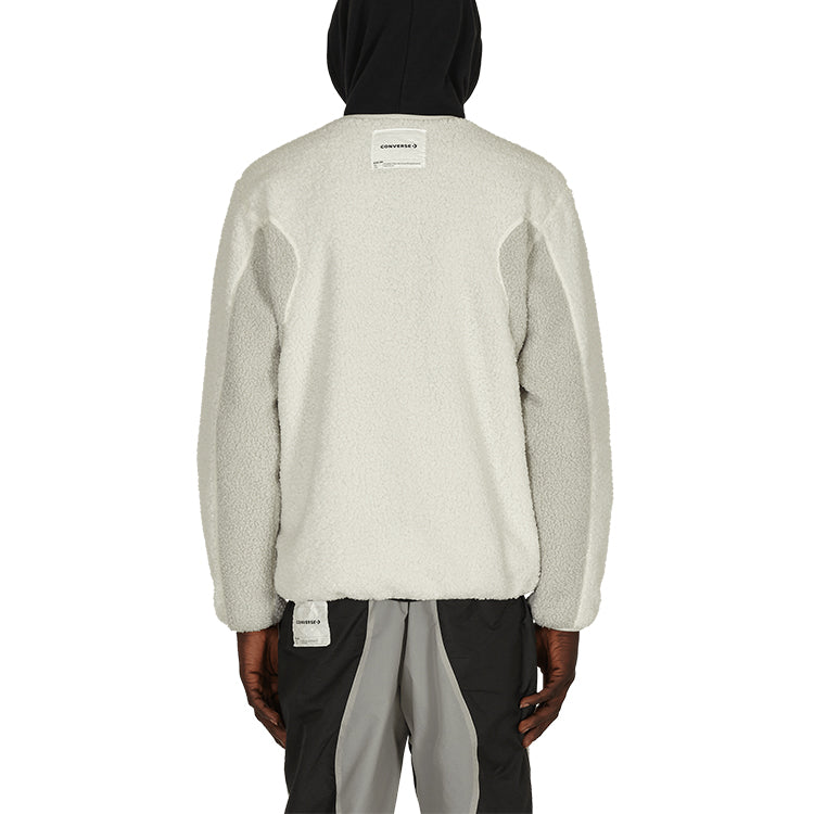 Converse x Slam Jam Jointly Signed Causual Sports Reversible Splicing Jacket Coat Male White 10022283-A01