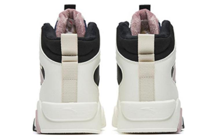 (WMNS) ANTA Flame 3 High 'White Black Mauve' 122248982-2