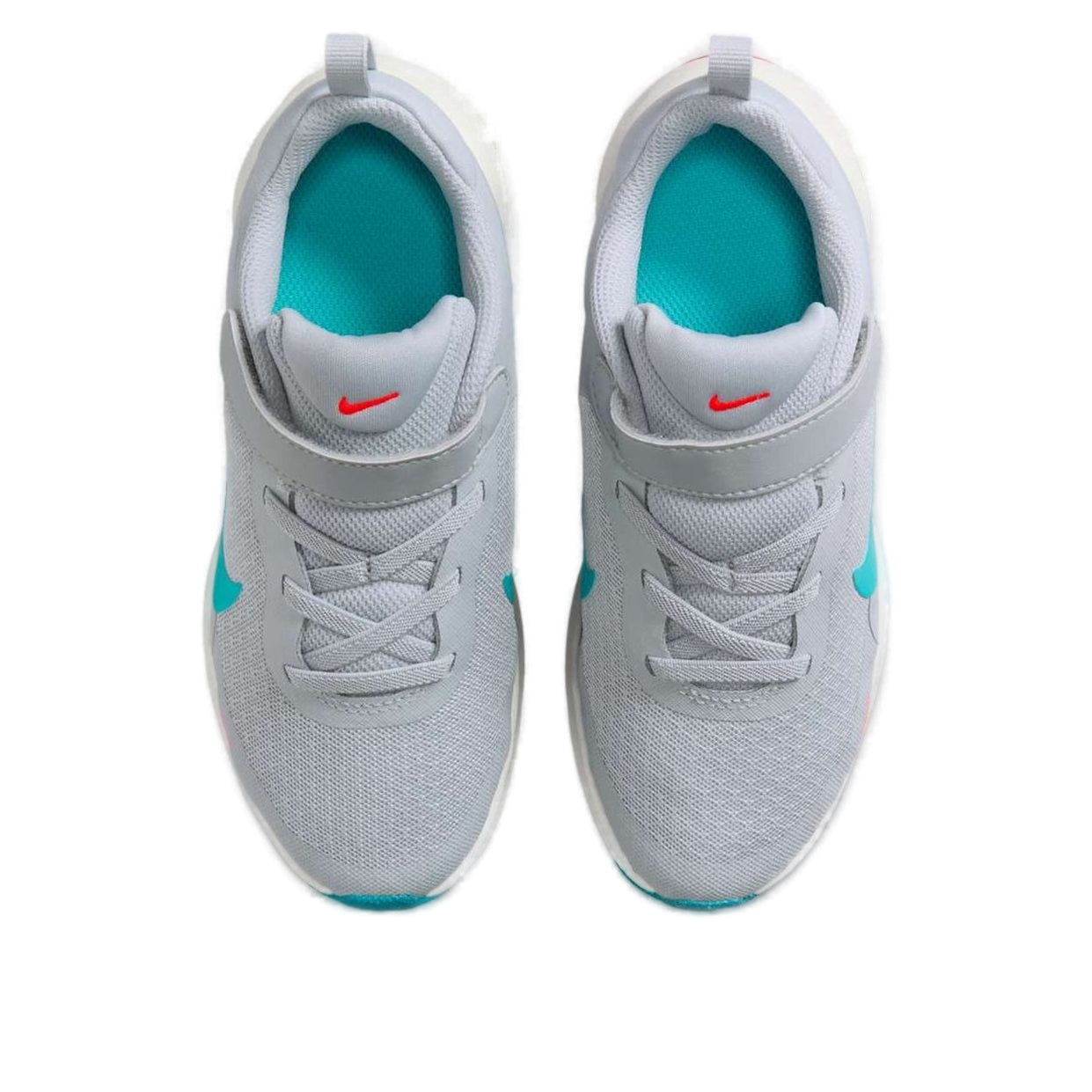 (PS) Nike Revolution 7 'Wolf Grey Bright Crimson Summit White Dusty Cactus' FB7690-008