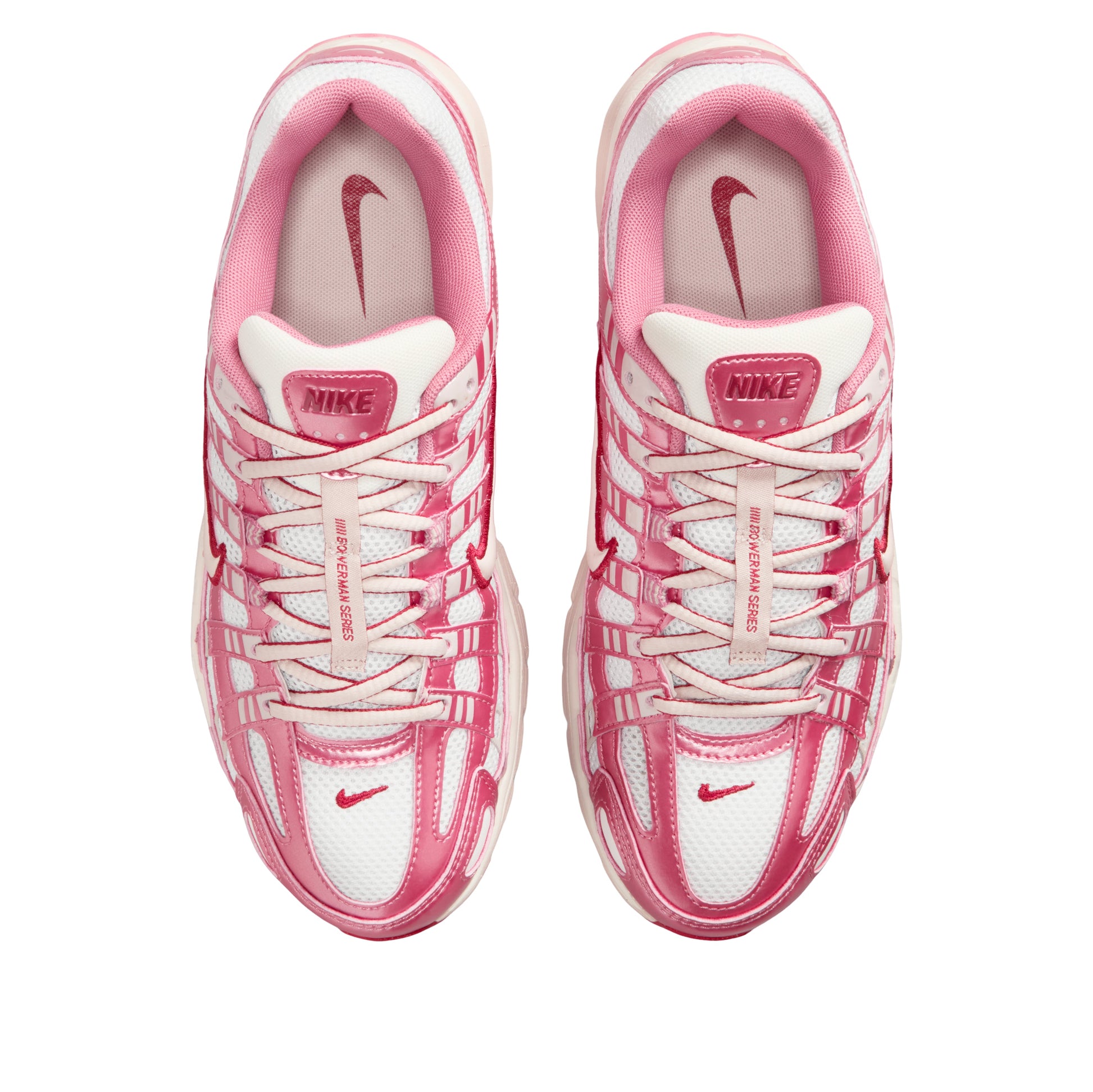 (WMNS) Nike P-6000 'White Silt Red Peony' IO3496-100