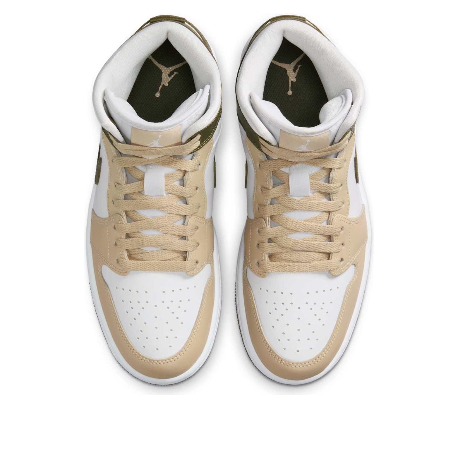 (WMNS) Air Jordan 1 Mid 'Military Drab' BQ6472-120