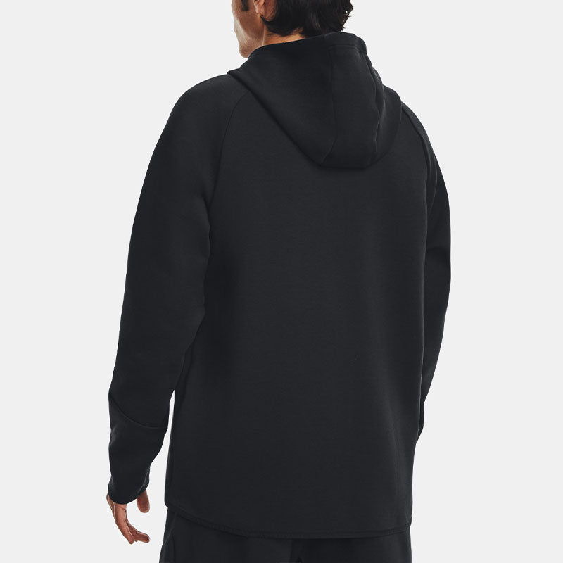 Under Armour Unstoppable Fleece Full-Zip Hoodie 'Black Silver' 1382281-001