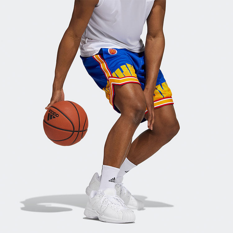 adidas Ee Mcd M Rr Sht Printing Basketball Sports Ventilate Short Pant Male Blue H16550