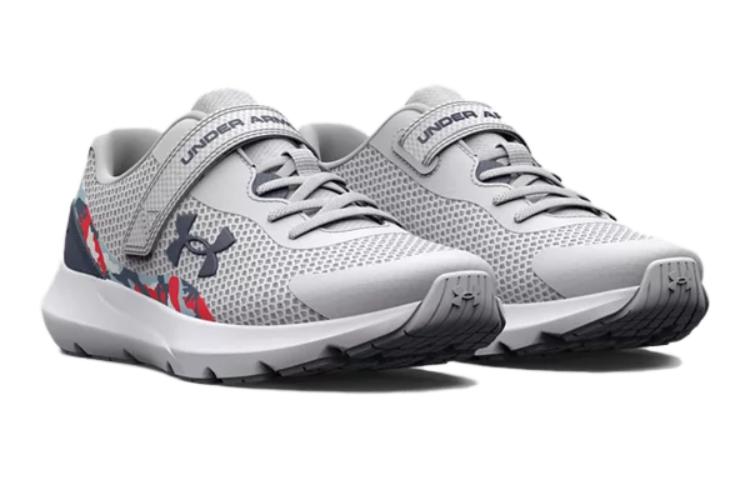 (PS) Under Armour Surge 3 'Halo Grey Red Camo' 3026690-101