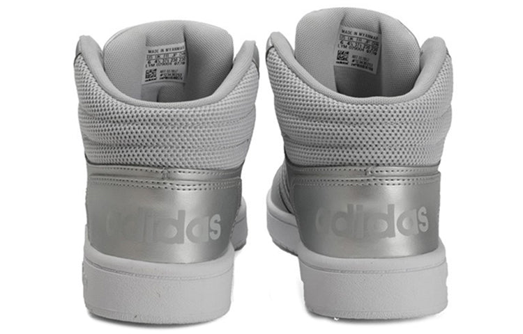 (WMNS) adidas Hoops 2.0 MID 'Silver' EE7857