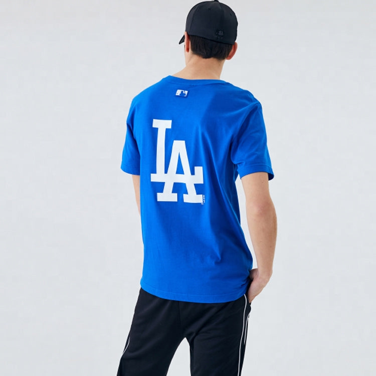 MLB Casual Loose Round Neck Couple Style Short Sleeve Blue 31TS03031-07U