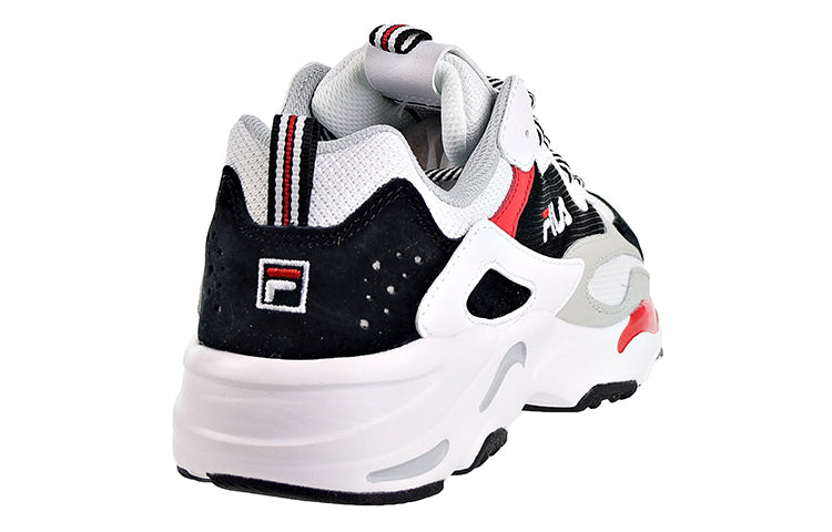 FILA Ray Tracer Low Top Clunky Shoes Black/White 1RM00586_102