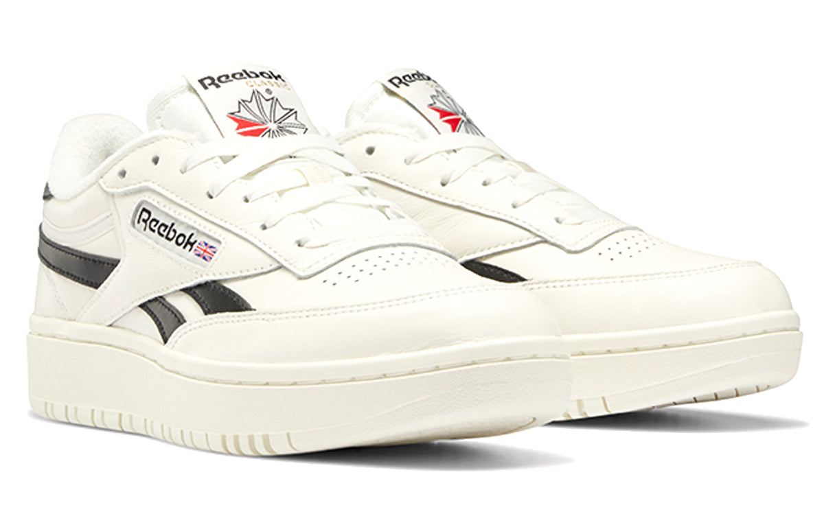 (WMNS) Reebok Club C Double 'Chalk Black' H04190