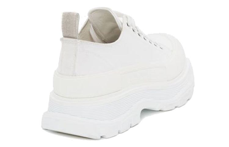 (WMNS) Alexander McQueen Tread Slick Low Lace Up 'White' 611705W4L329000