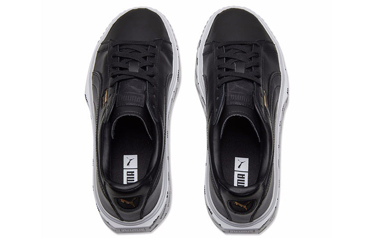 PUMA Breaker Retro Low Top Casual Skate Shoes Unisex Black 369198-01