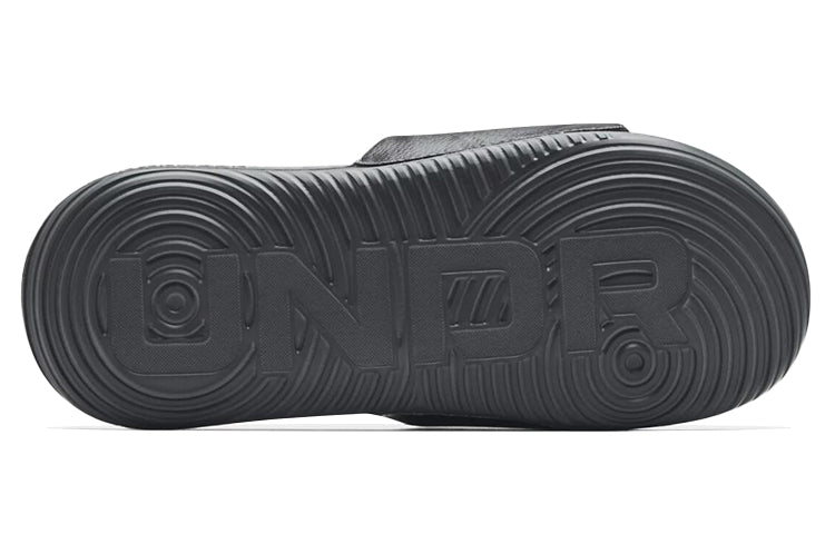 (WMNS) Under Armour Ansa Graphic Slipper Black 3024436-102