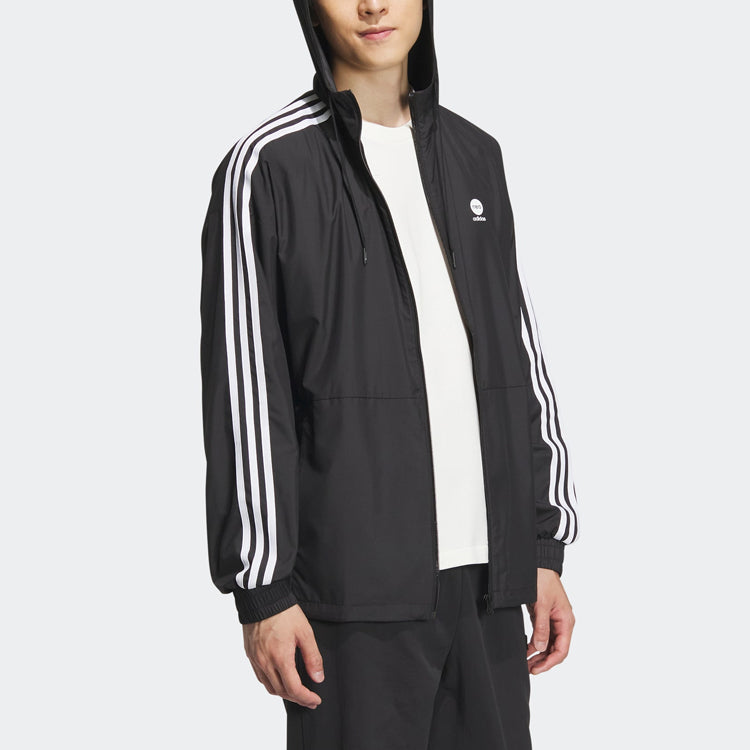 adidas neo Essentials Windbreaker Jacket 'Black' IA4962