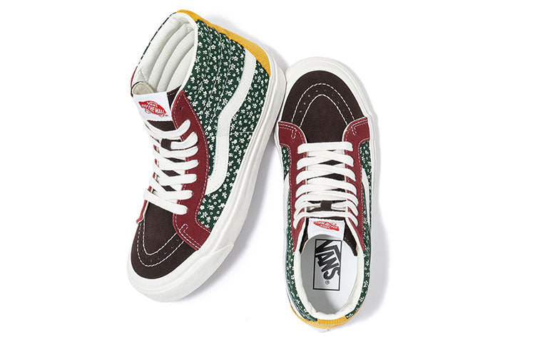 Vans Style 38 Cozy Skateboarding Shoes Unisex Green Red VN0A5KRT448