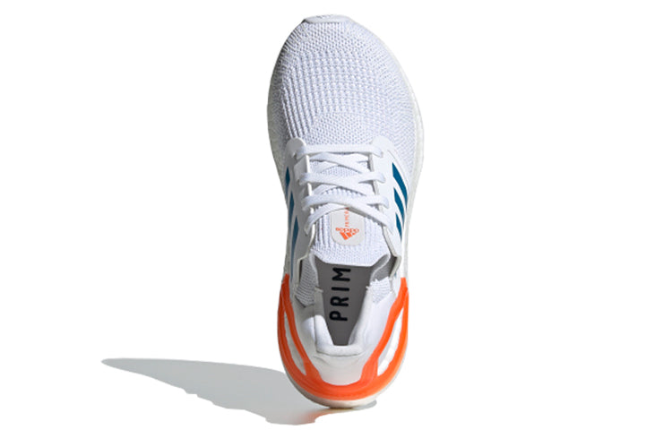 (GS) adidas Ultraboost 20 Primeblue J White/Orange/Blue EG4820