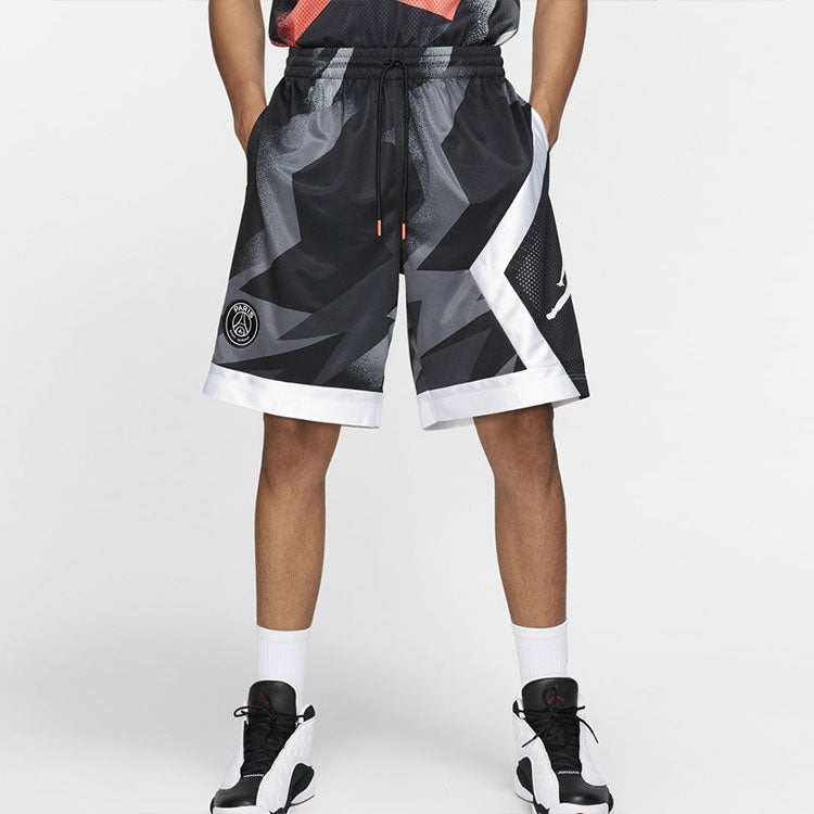 Air Jordan x PSG MENS Paris Saint-germain Casual Sports Shorts Black BQ8378-010