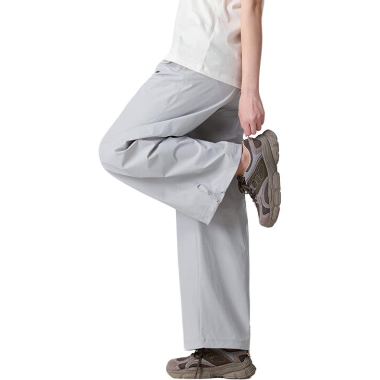(WMNS) New Balance Woven Pants Asia Sizing 'Grey' NTE24262-GR
