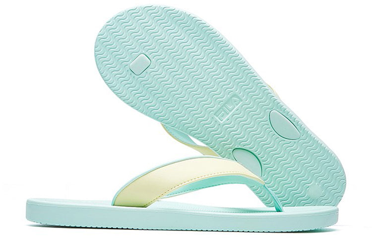 (WMNS) FILA Flip flops GreenYellow F12W024612FWY
