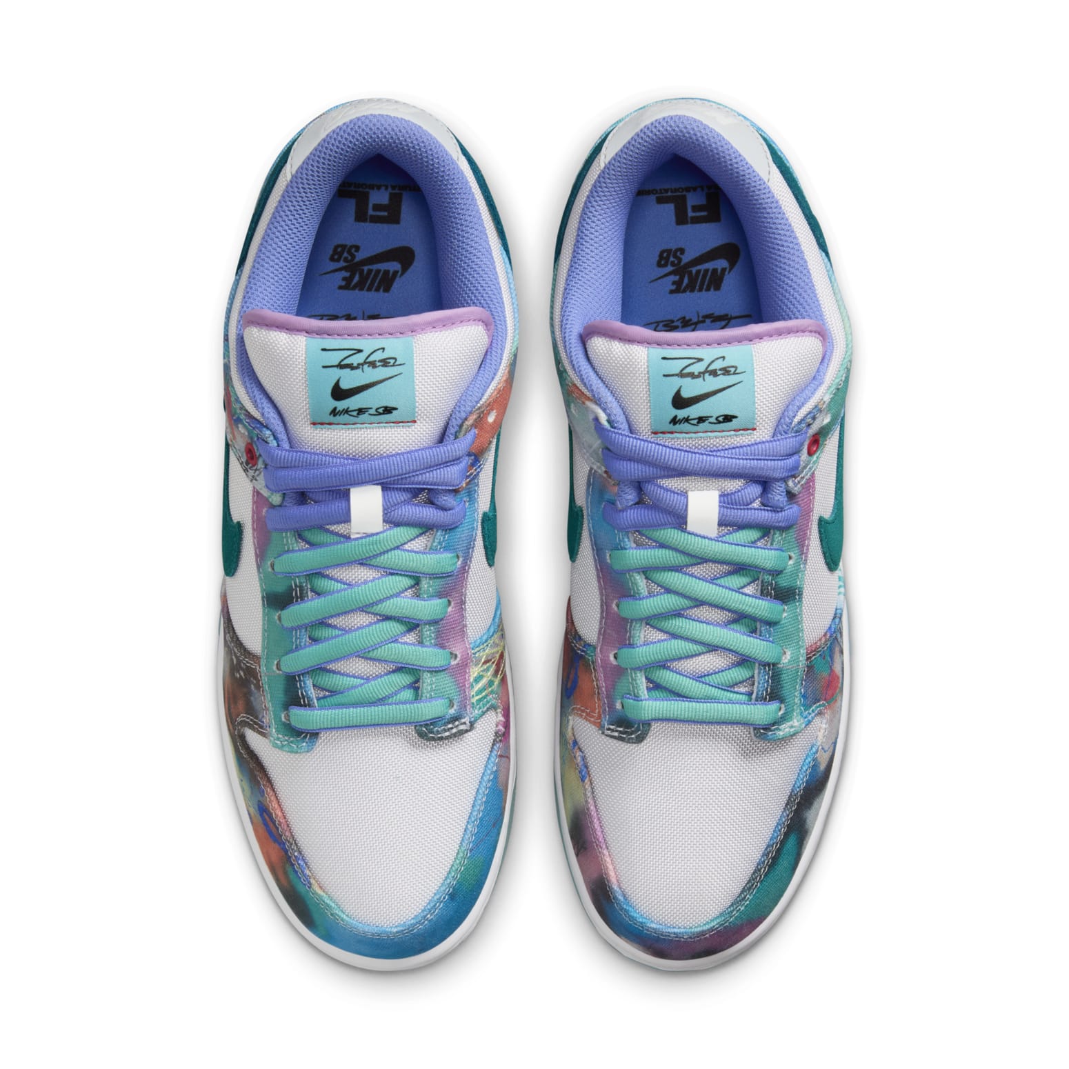 Nike x Futura Laboratories SB Dunk Low 'Bleached Aqua' HF6061-400