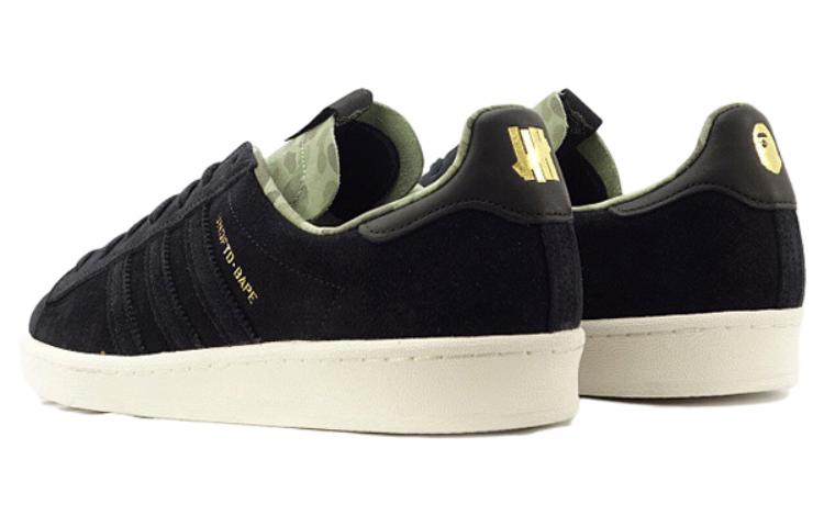 adidas x A Bathing Ape x Undefeated Campus 80s 'Black' Q34750