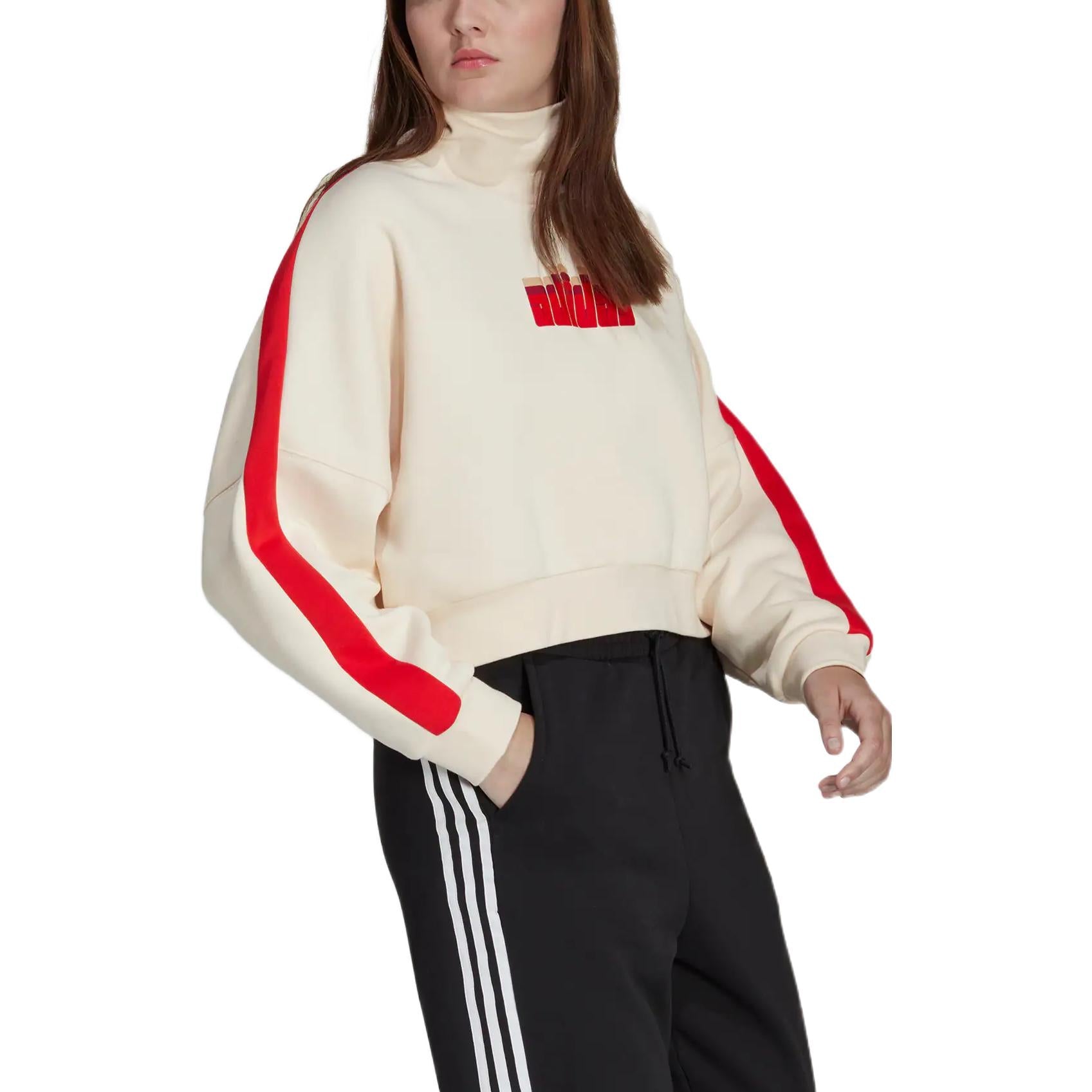 (WMNS) adidas Ski Chic Sweatshirts 'White' IA3932