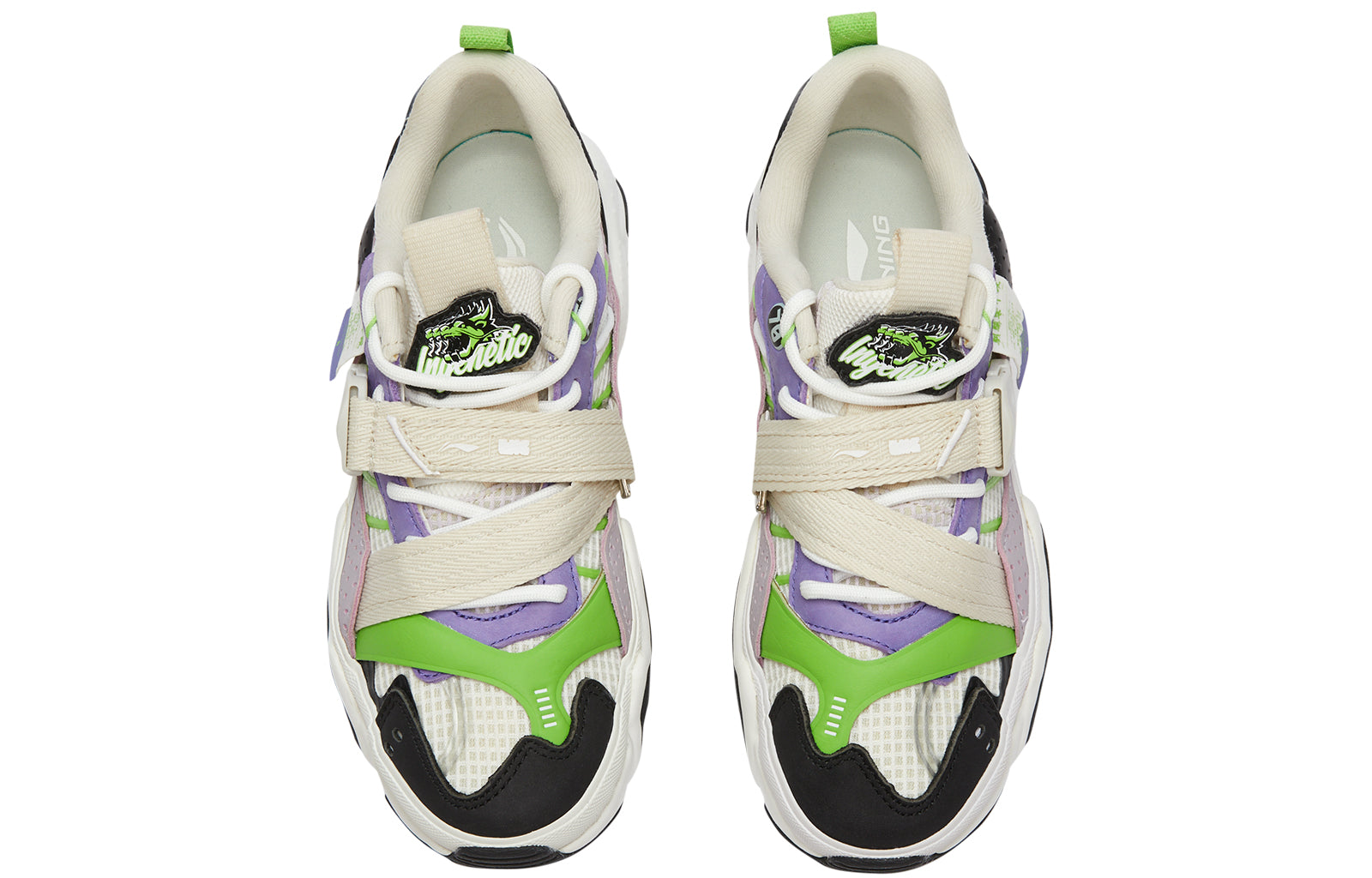 (WMNS) Li-Ning X-Claw Lite x 70HYBD 'White Purple Green' LGGR024-1