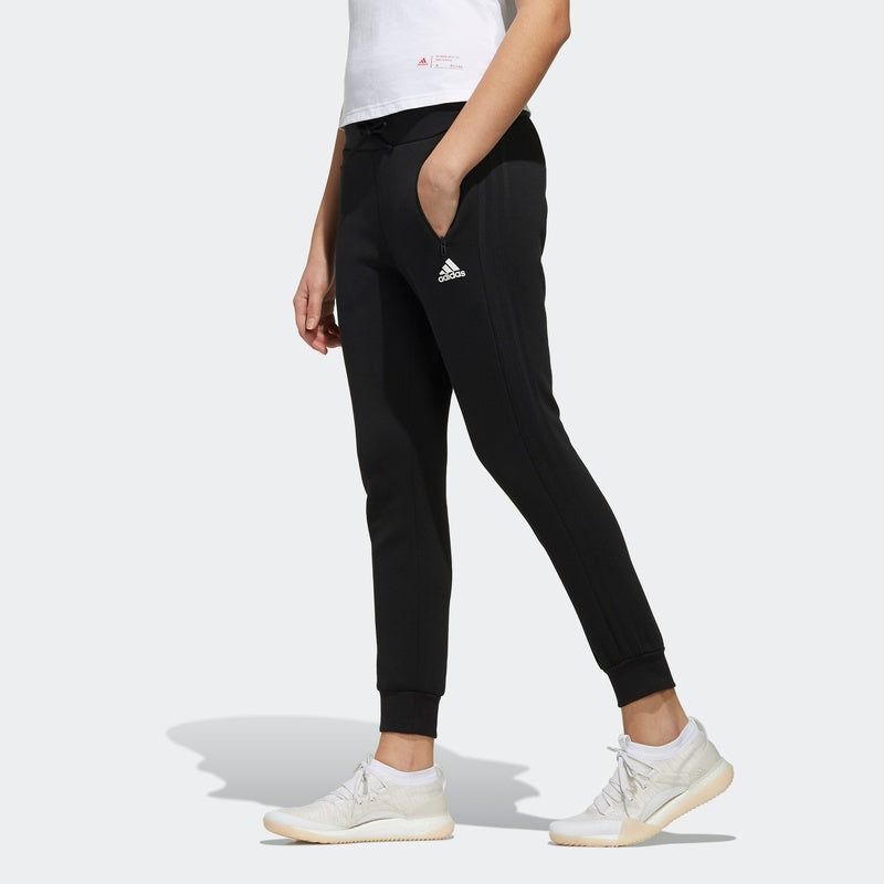 (WMNS) adidas Training Knitted Pants Asia Sizing 'Black' EH3893